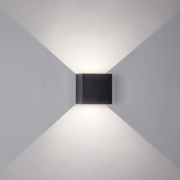 340527 Светильник DALLA 2х5W LED 1100LM G ЧЕРНЫЙ 4000K IP65